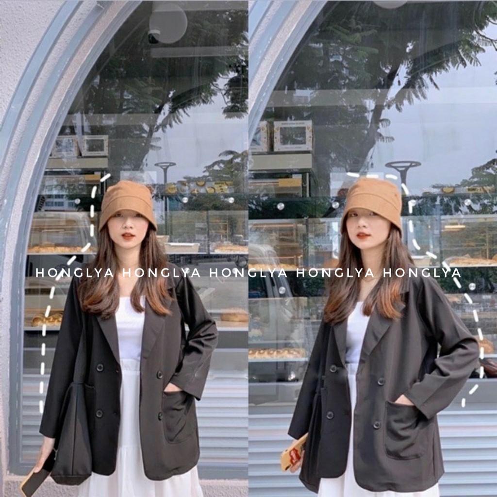 Áo Blazer trơn/kẻ 1 lớp nhiều mẫu Blazer phong cách ulzzang năng động