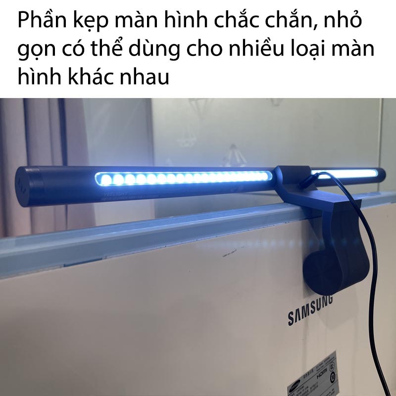 Đèn treo màn hình Yeelight LED Screen Light Bar Pro Flagship Edition (Limited)- Dùng được màn hình monitor cong/phẳng - Hàng Chính Hãng