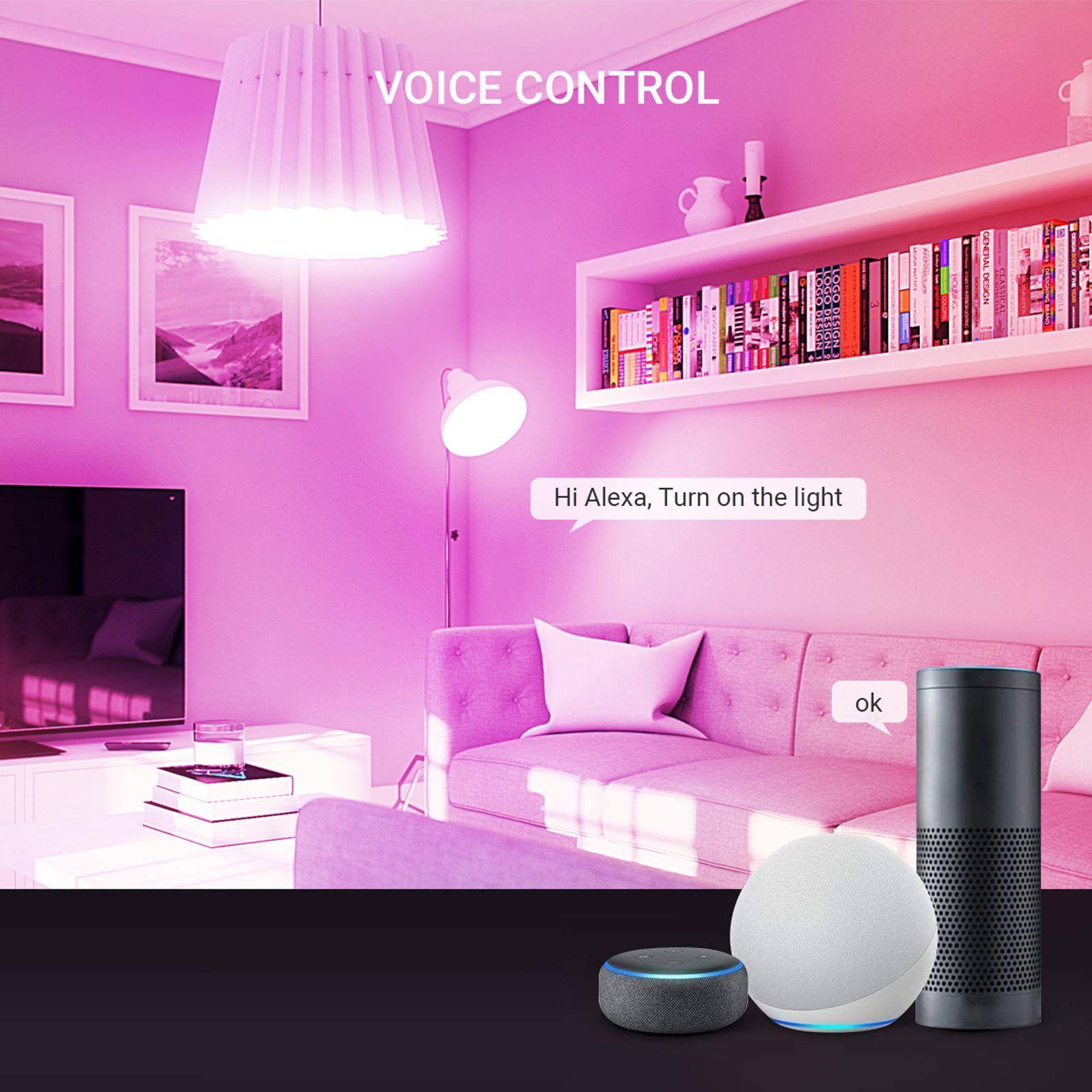 Bóng Đèn Thông Minh Wifi 3W 2700K-6500K A19-02/Rgb Sử Dụng App Smartlife/Tuya Điều Khiển Qua Điện Thoại/Giọng Nói