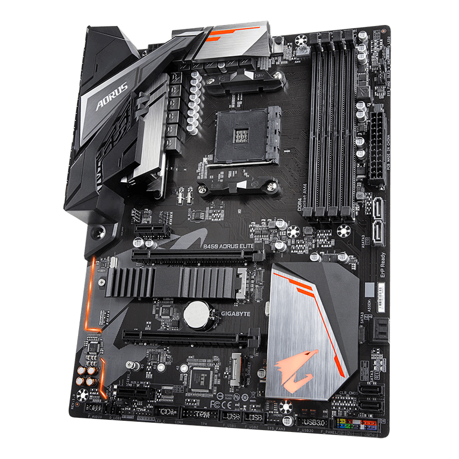 Bo Mạch Chủ Mainboard Gigabyte GA-B450 Aorus Elite - Hàng Chính Hãng