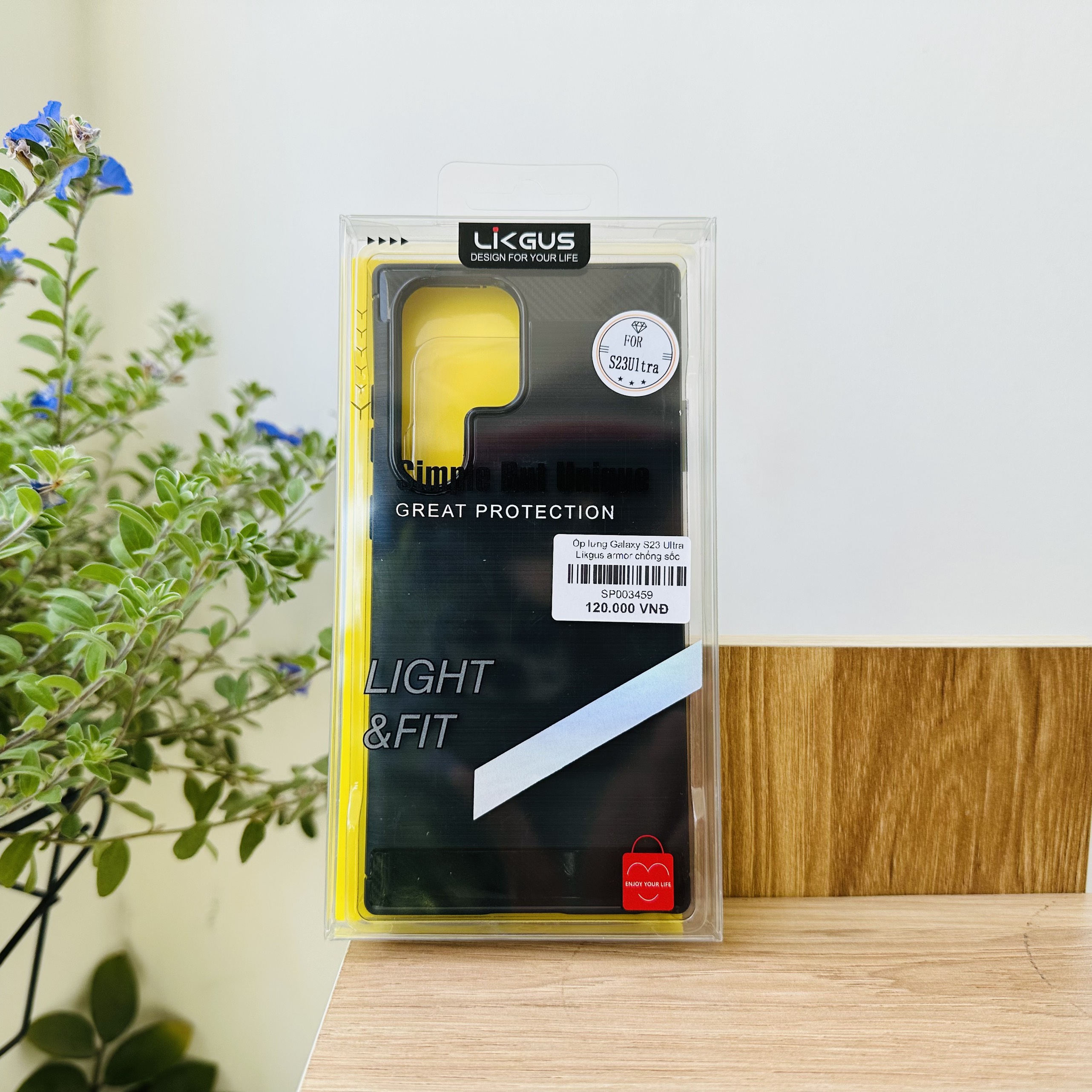 Ốp lưng dành cho Galaxy S23 Ultra Likgus armor chống sốc- hàng chính hãng