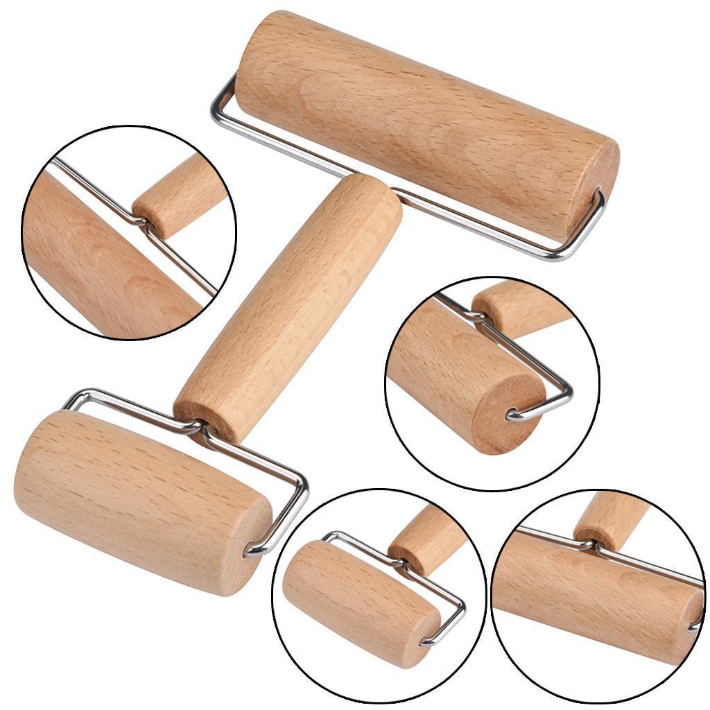 Tool Double Wooden Roller DIY Rhinestone Embroidery Crafts