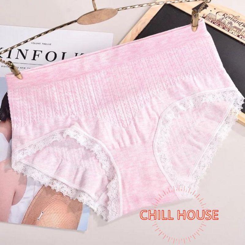 QUẦN LÓT COTTON VIỀN REN CO GIÃN CHẤT ĐẸP - CHILLHOUSE