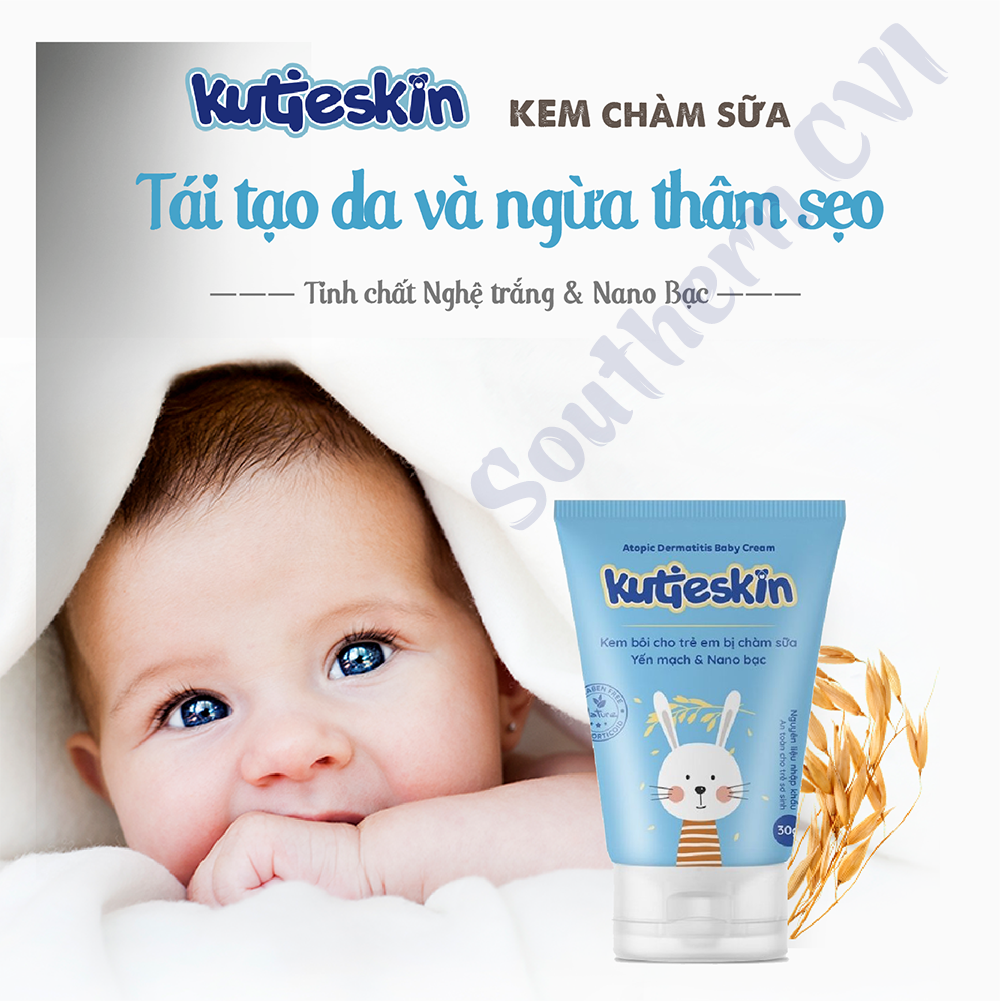 Kutieskin 30G - Kem Bôi Chàm Sữa Cho Bé