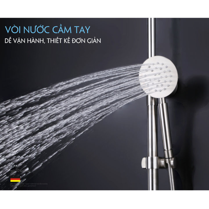 Cây sen tắm đứng INOX304 - Hàng nhập khẩu