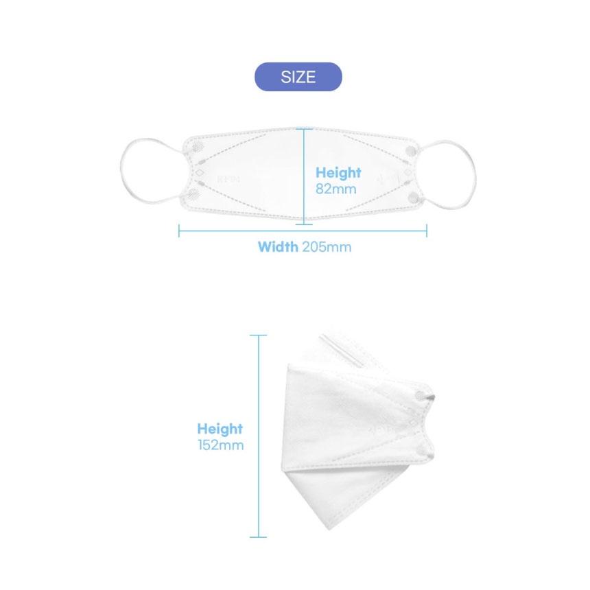 Khẩu Trang KF94 Cao Cấp Singramy - Nhập khẩu Chính hãng từ Hàn Quốc - Phân phối bới BAFM