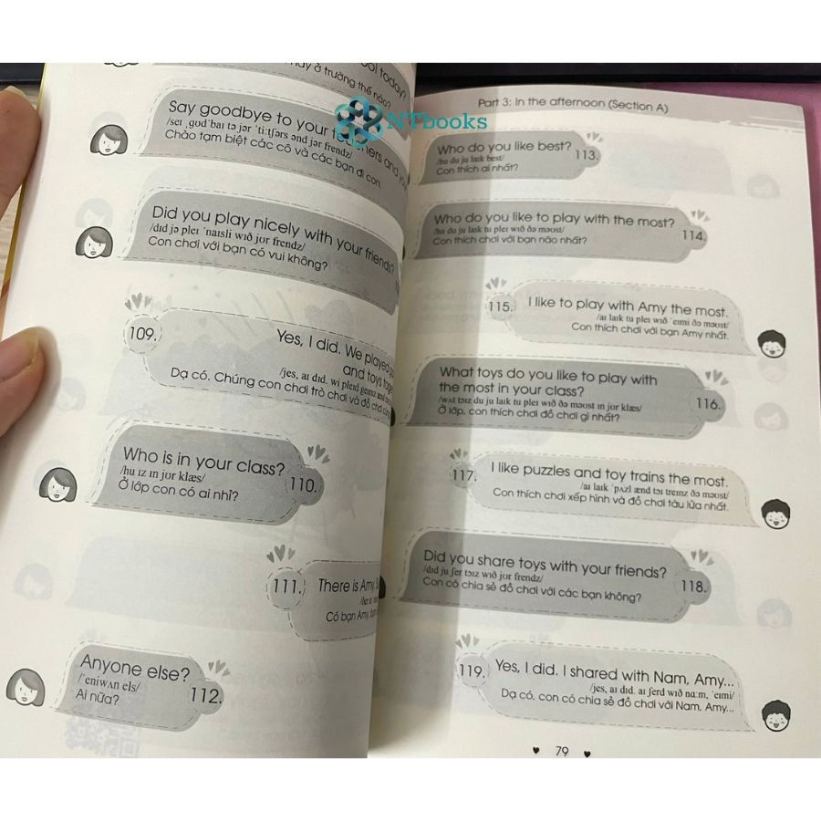 Sách 600 Câu giao tiếp Tiếng Anh cùng con