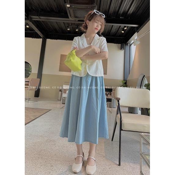 Áo blazer trơn cộc 1198