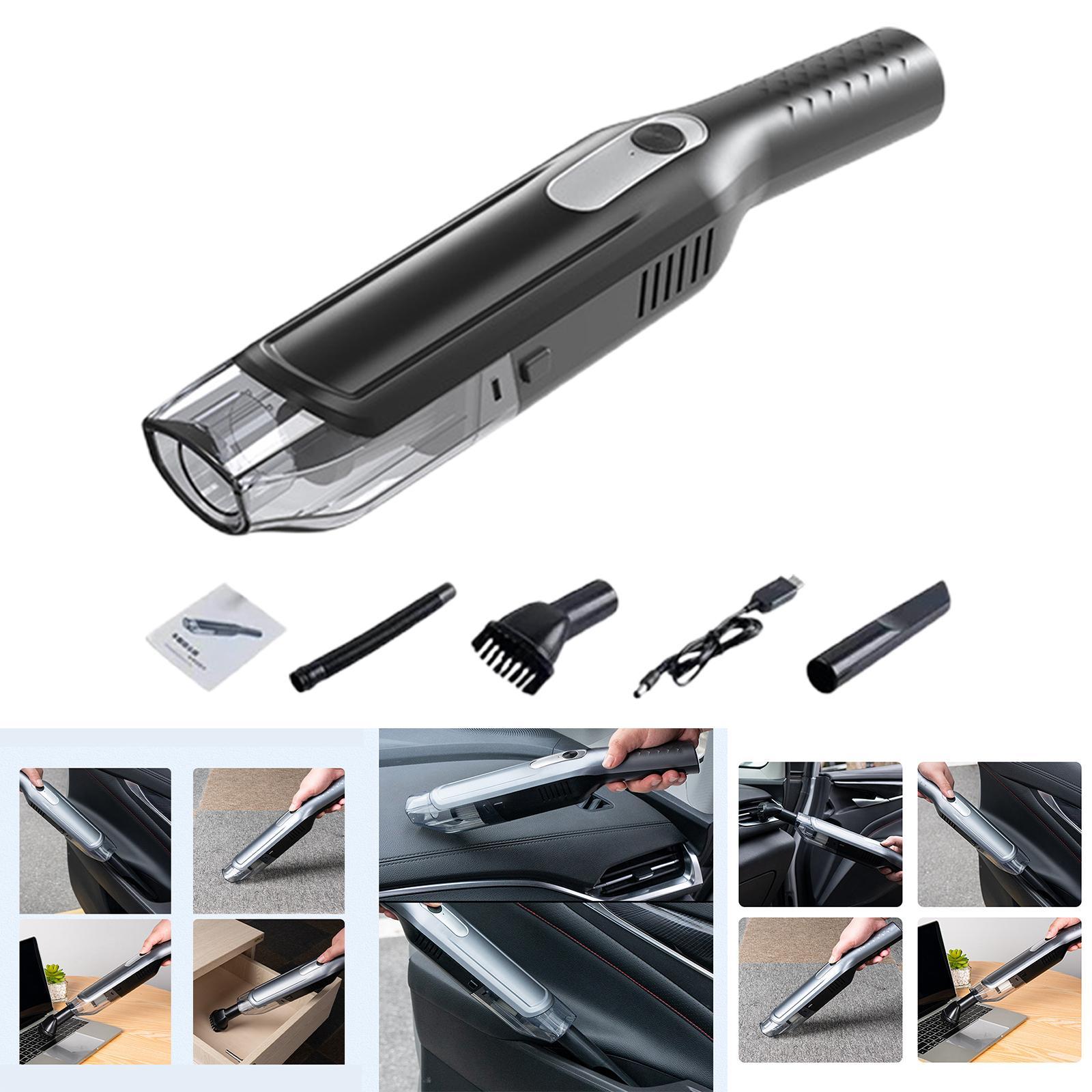 Handheld Vacuum Cleaner Hand Held Cordless Vacuum Cleaner Fittings Rechargeable Multipurpose Car Vacuum Cleaner for Sofa Office Vehicle