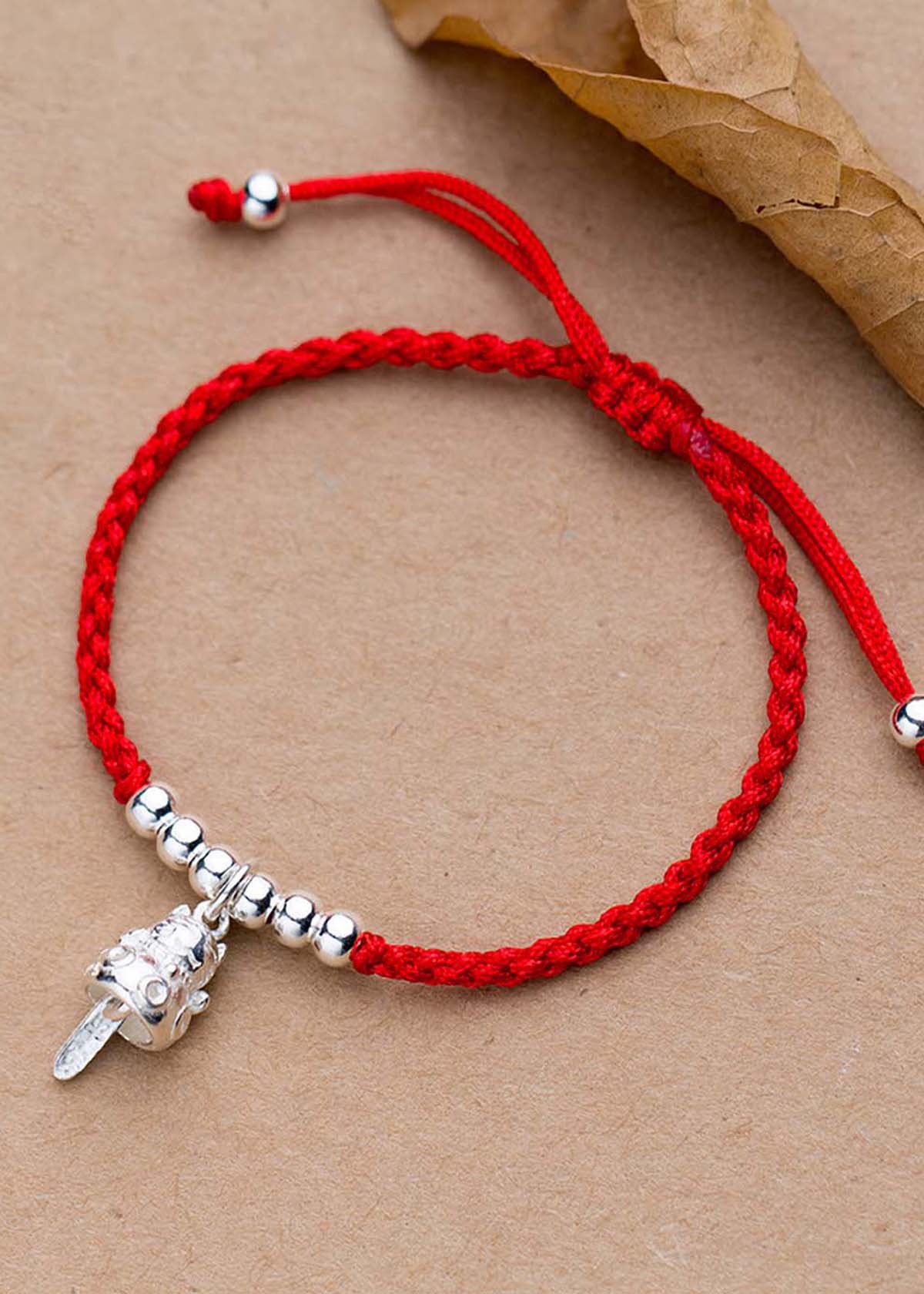 Combo 2 vòng thắt dây đỏ charm treo may mắn - Ngọc Quý Gemstones