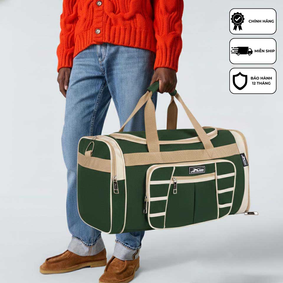 Túi du lịch đa năng cao cấp Xbags Stylish – Ngăn đựng giày riêng tiện lợi đi chơi XB 6006!