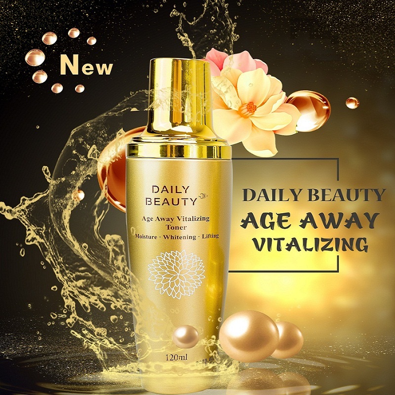 Nước hoa hồng Daily Beauty Age Away Vitalizing Toner Hàn Quốc Đánh Thức Thanh Xuân, Trẻ Hóa Làn Da 120ml