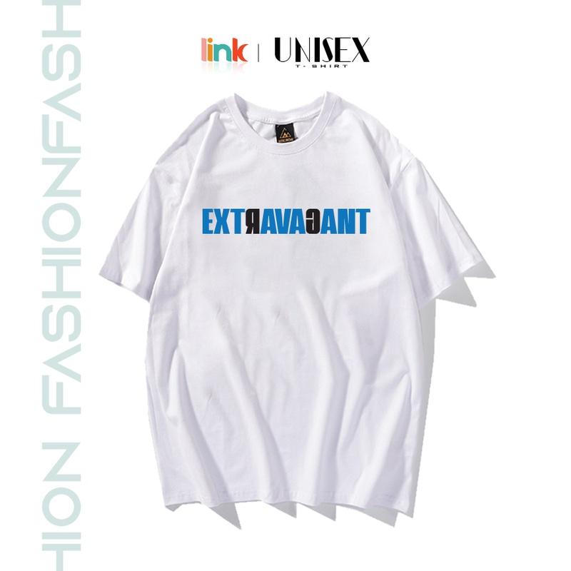 Áo phông nam nữ EXT tay lỡ dáng rộng unisex