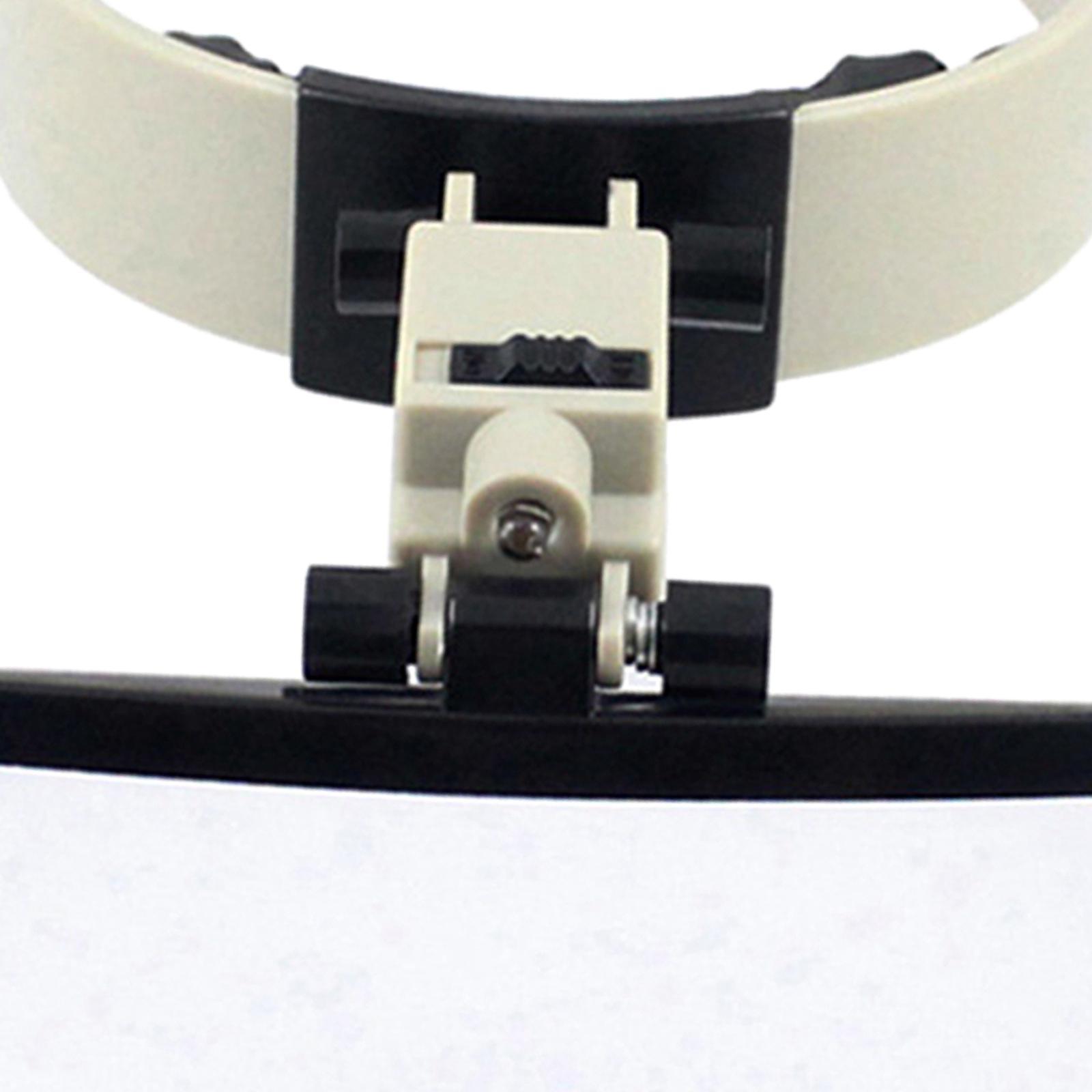 Head Mounted   LED Illuminated Optical Lens for Reading Watch Repair