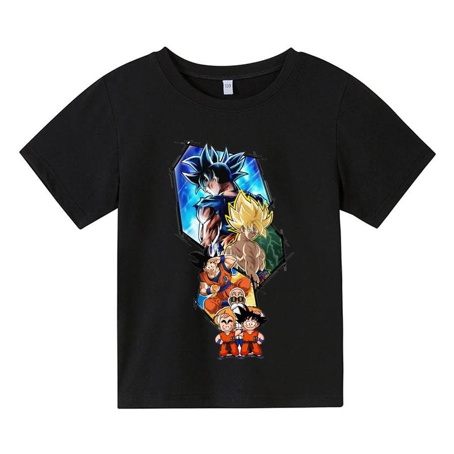 Áo thun trẻ em GOKU 2, 4 màu, có size người lớn, Anam Store