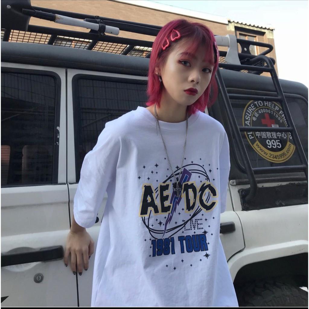 Áo Thun Tay lỡ Unisex  Freesize từ 40-70kg