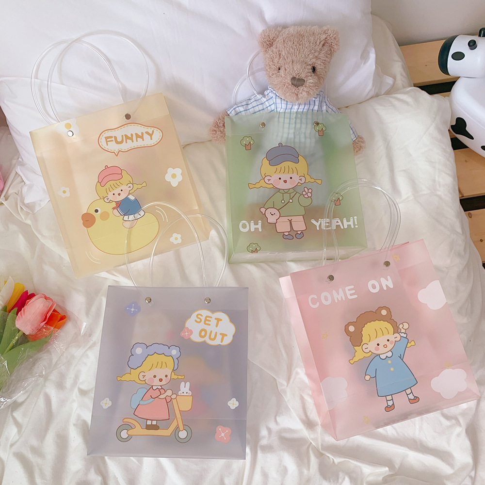 Túi Nhựa Đừng Quà Tặng, Túi Nhựa Trong Suốt Chắc Chắn Tiện Dụng Size 19*9*32,5 cm