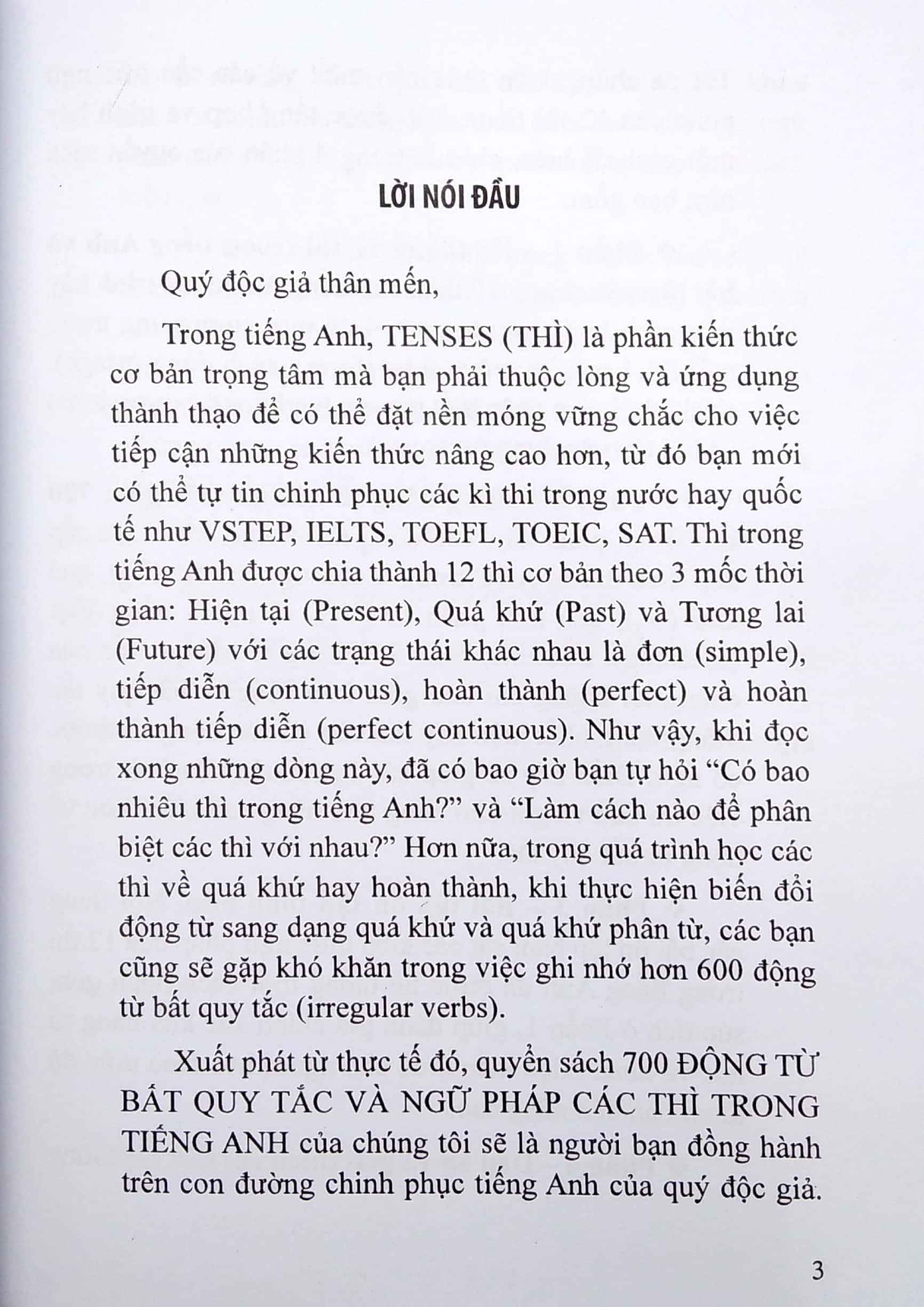 700 Động Từ Bất Quy Tắc Và Ngữ Pháp Các Thì Trong Tiếng Anh