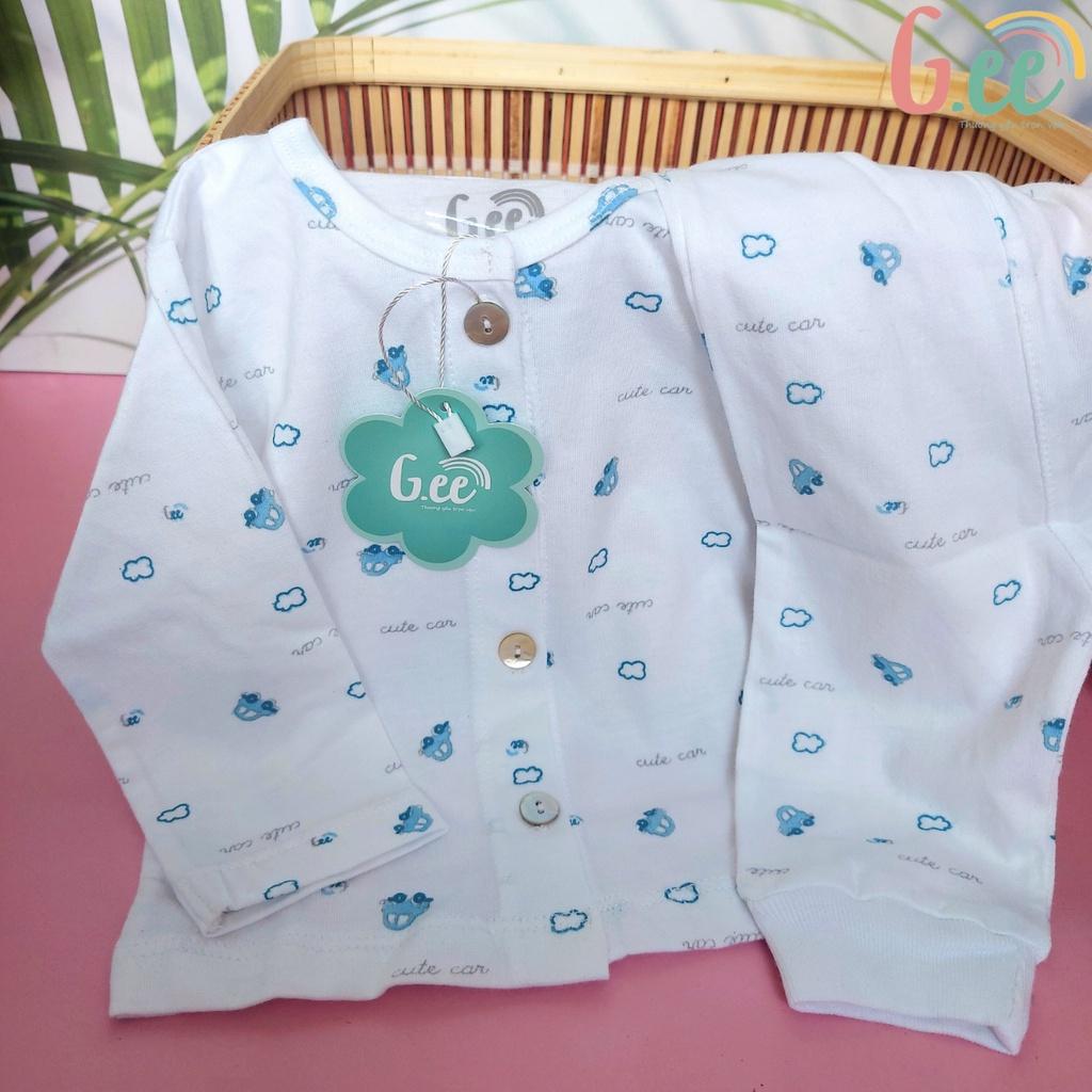 Quần Áo Sơ Sinh Bé Trai Bé Gái Dài Tay Set Bộ Đồ Em Bé Trẻ Em Họa Tiết Dễ Thương Vải Cotton Mềm Mịn, Thấm Hút Mồ Hôi