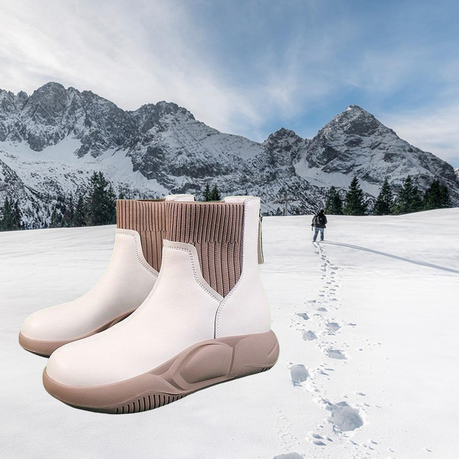 Winter Snow Boots Insulated Ankle Boots Autumn Fashion for Walking Trail