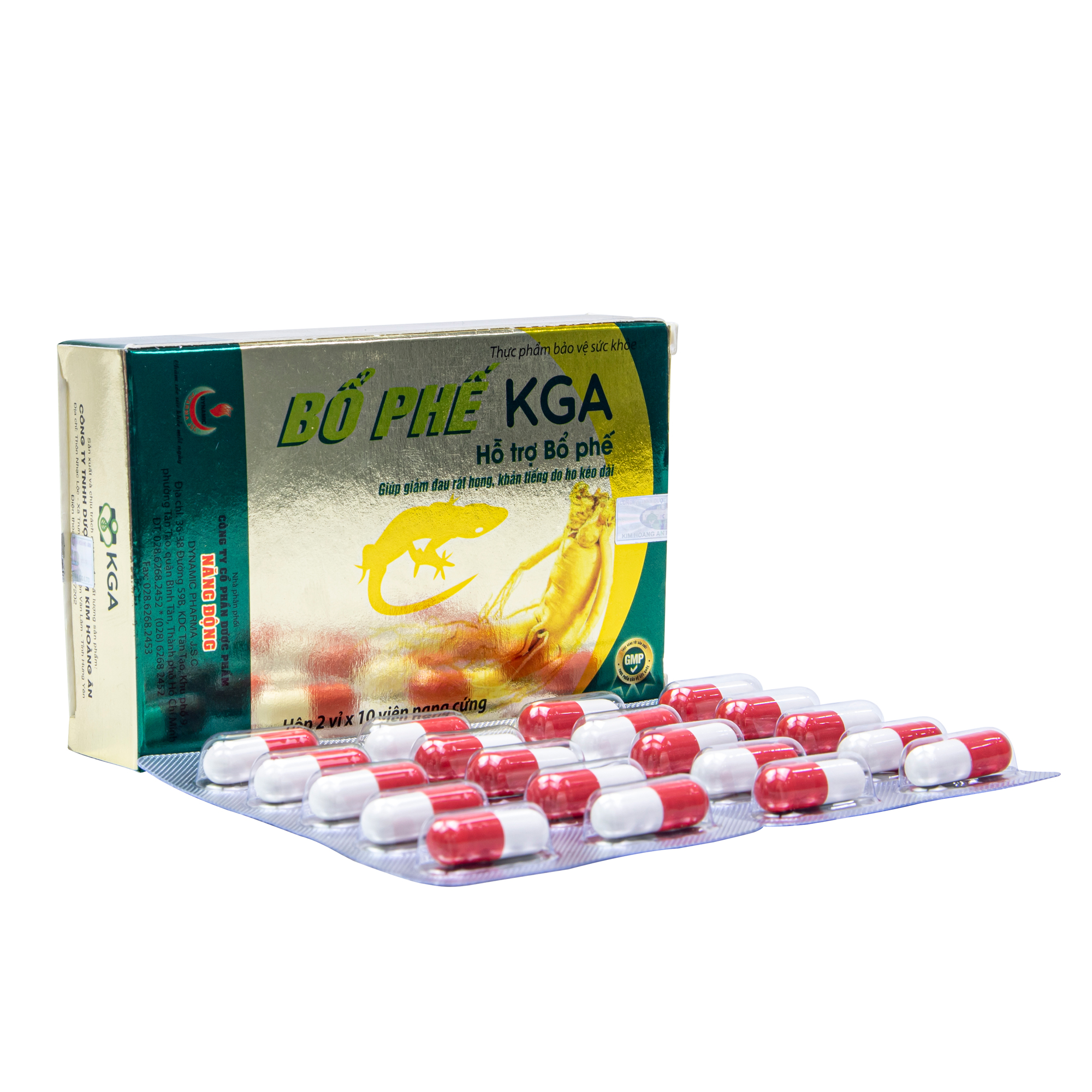 BỔ PHẾ KGA - NĂNG ĐỘNG - BỔ PHẾ GIẢM HO