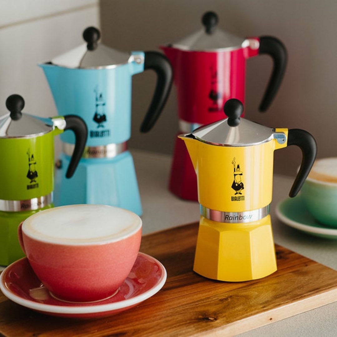 ẤM PHA CÀ PHÊ BIALETTI RAINBOW 3CUP 