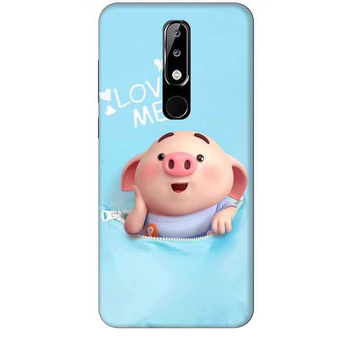 Ốp lưng dành cho điện thoại NOKIA 5.1 Plus Heo Tình Yêu