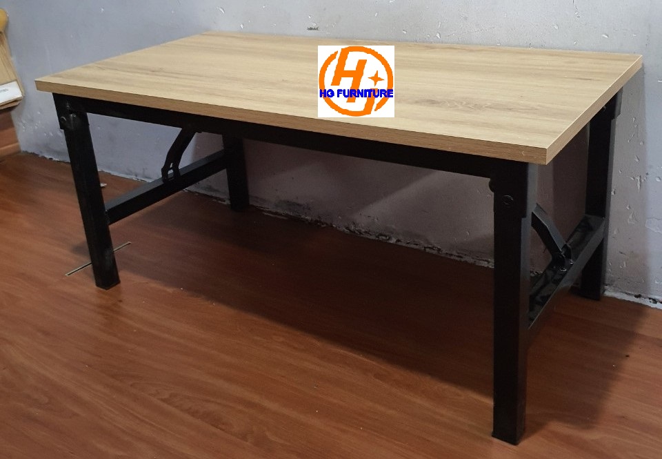 Bàn làm việc chân gấp bệt cao 35cm - Nhiều Kích thước