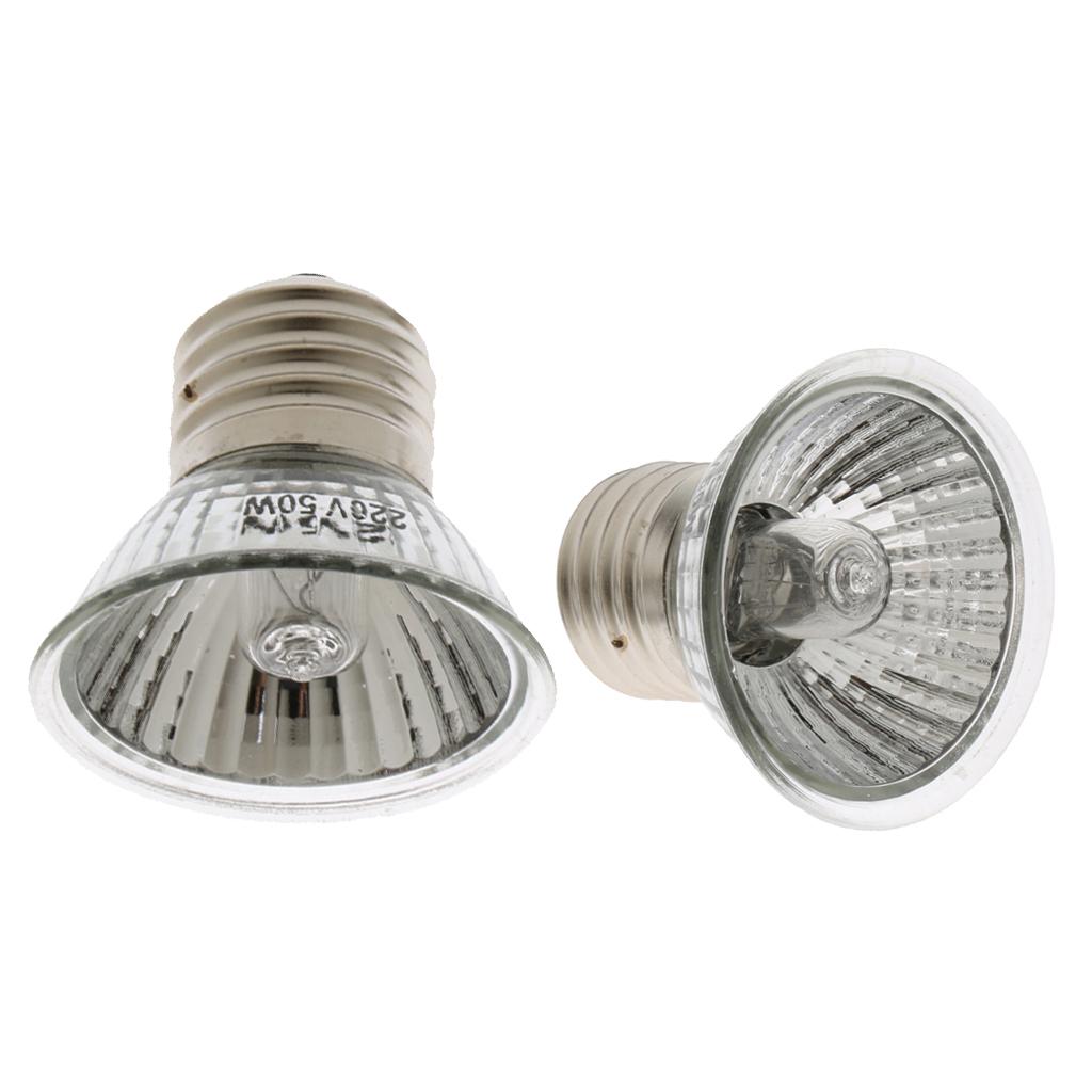 2x Pet Baby Bird Breeding Heating Bulb Heat Lamp Reptiles Daylight Lamp