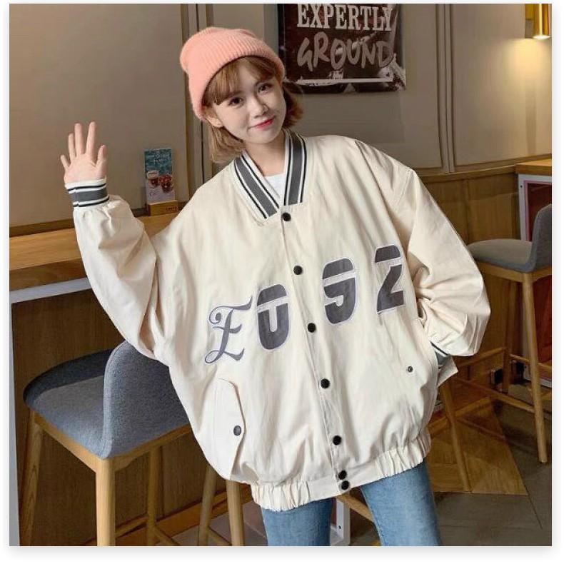 ÁO KHOÁC DÙ BOMBER NỮ,THIẾT KẾ HỌA TIẾT SIÊU NGẦU,CHẤT LIỆU VÃI THOÁNG MÁT KHÁNH AN STORE