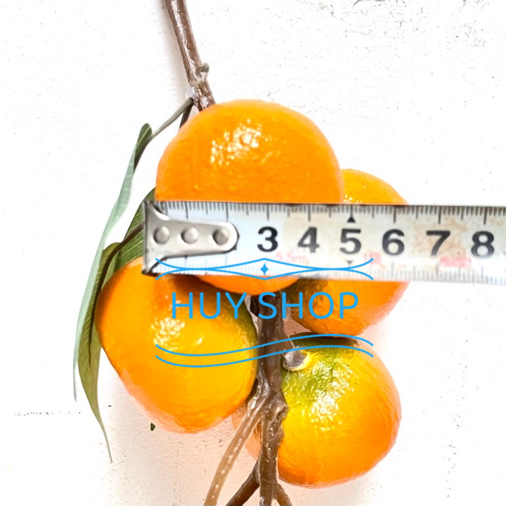 1 Chùm trái QUÝT nhân tạo - trái cây giả