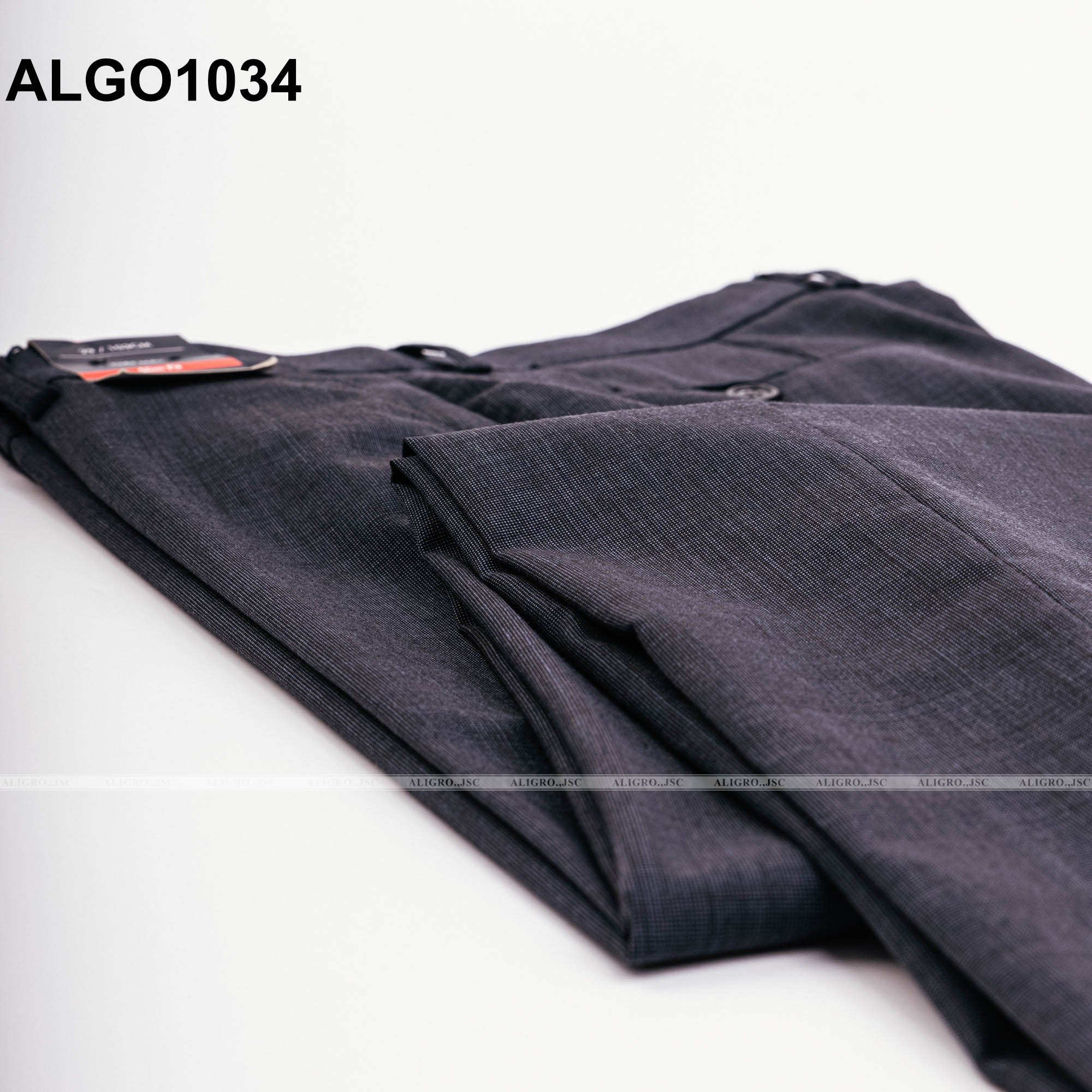 Quần Âu Nam Aligro Màu grey chất liệu cao Cấp, chuẩn Form Slimfit, Tôn Dáng  màu grey ALGO1034