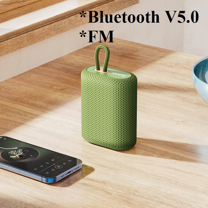 Loa bluetooth nhỏ gọn hỗ trợ TWS cho điên thoại laptop  hoco BS47 _ hàng chính hãng