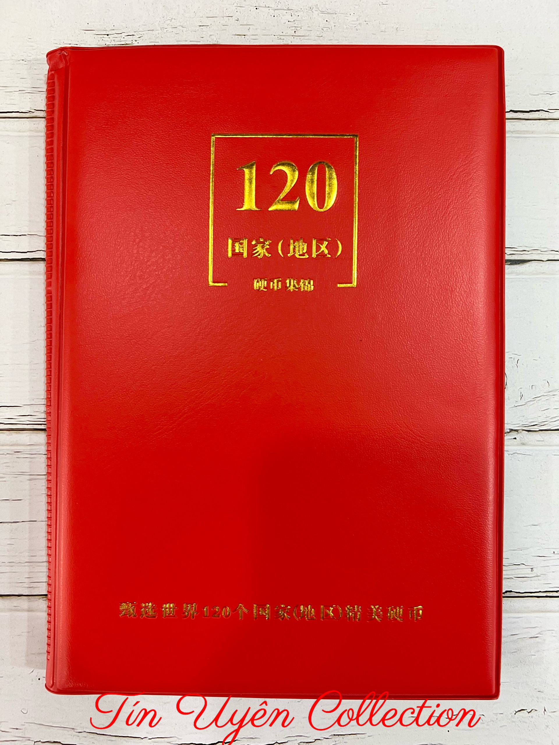 Bộ Xu Quốc Tế 120 Xu 120 Nước khác nhau kèm Cờ và Album sưu tầm biếu tặng độc đáo