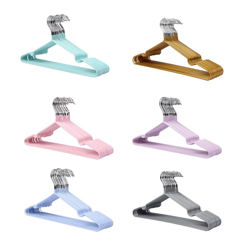 Coated Steel Clothes Hanger Rack Holder Bedroom Bathroom Balcony Golden