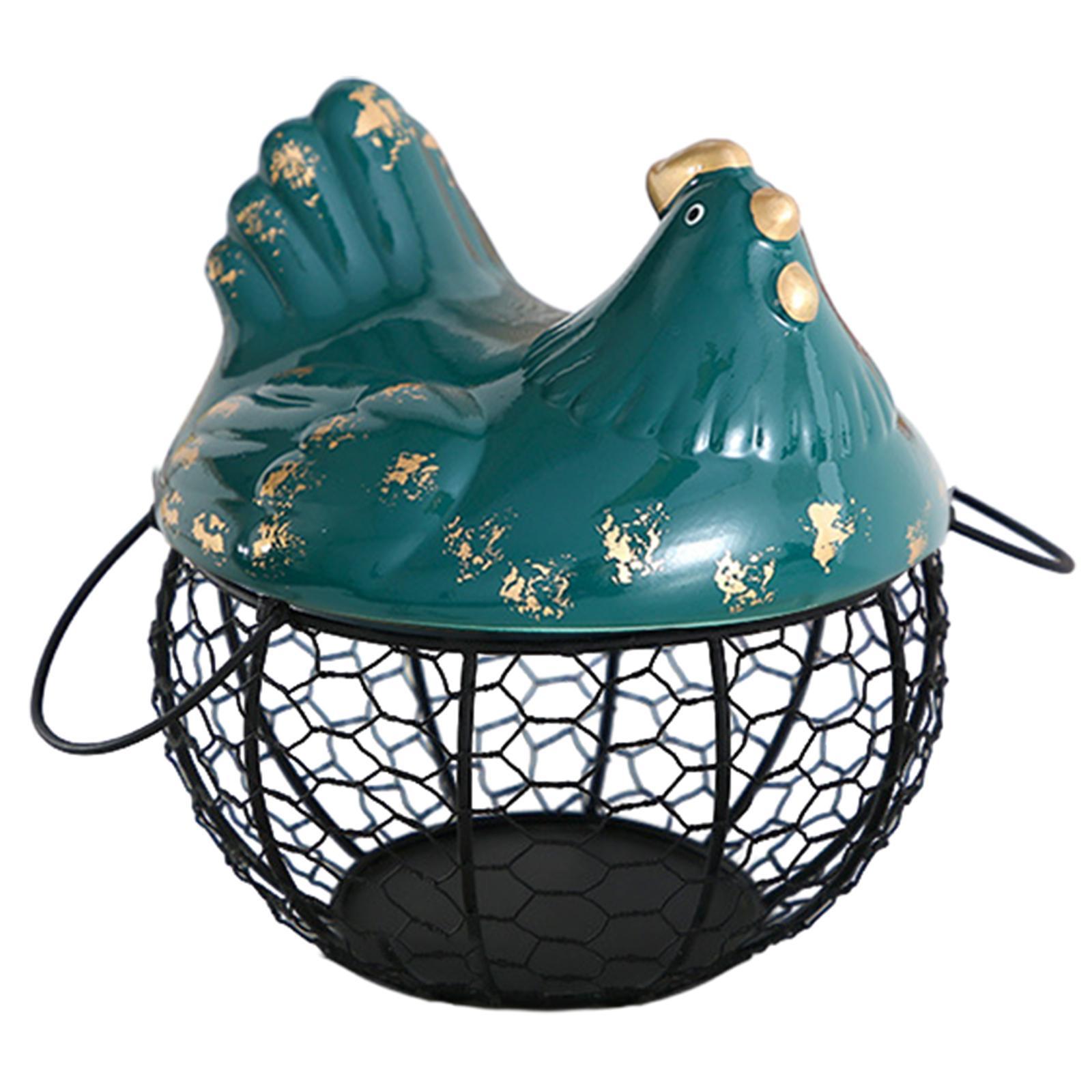 Egg Basket Large Capacity Rustic Egg Collection Basket Kitchen Egg Container
