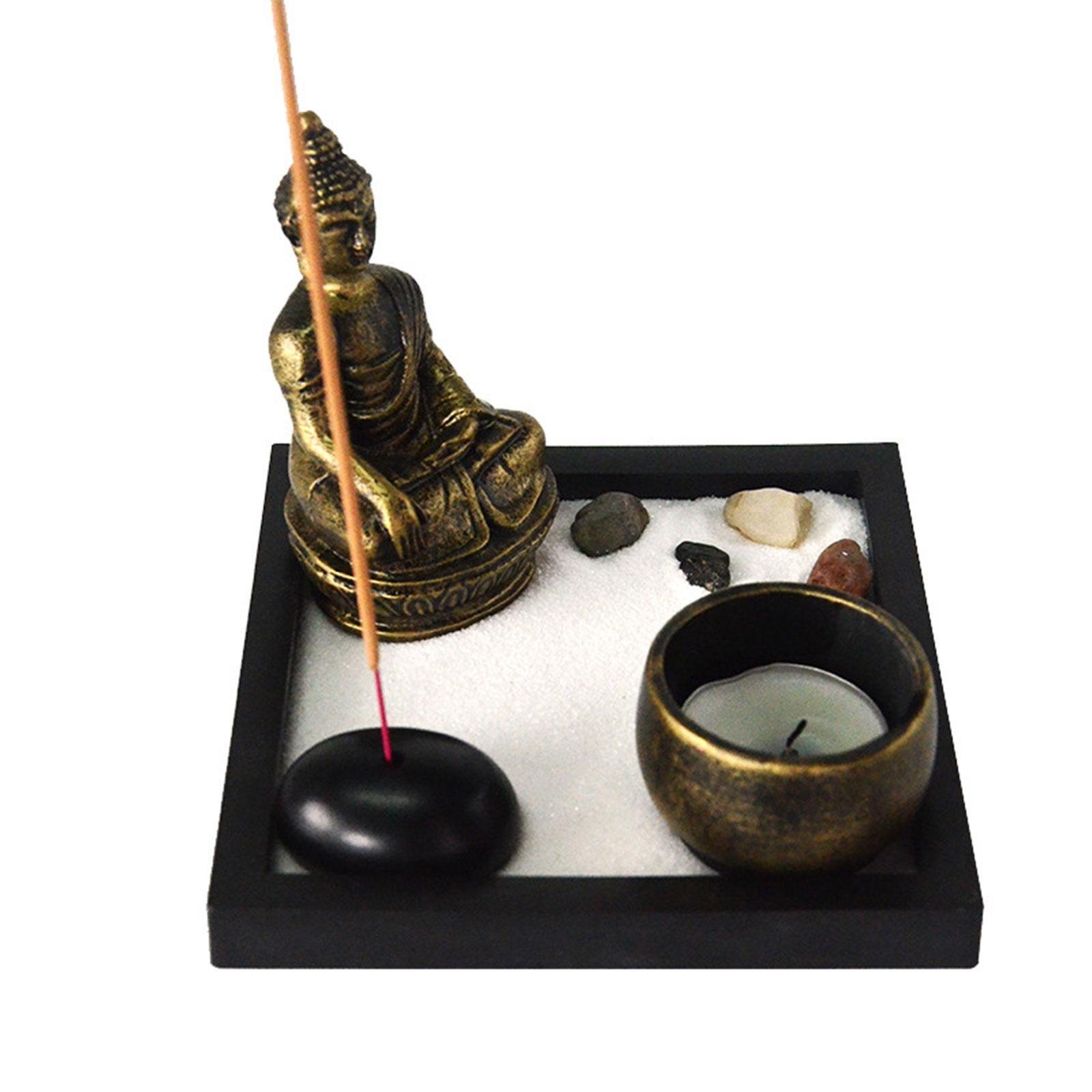 Buddha Sand Desktop Garden Sandbox Feng Shui for Office