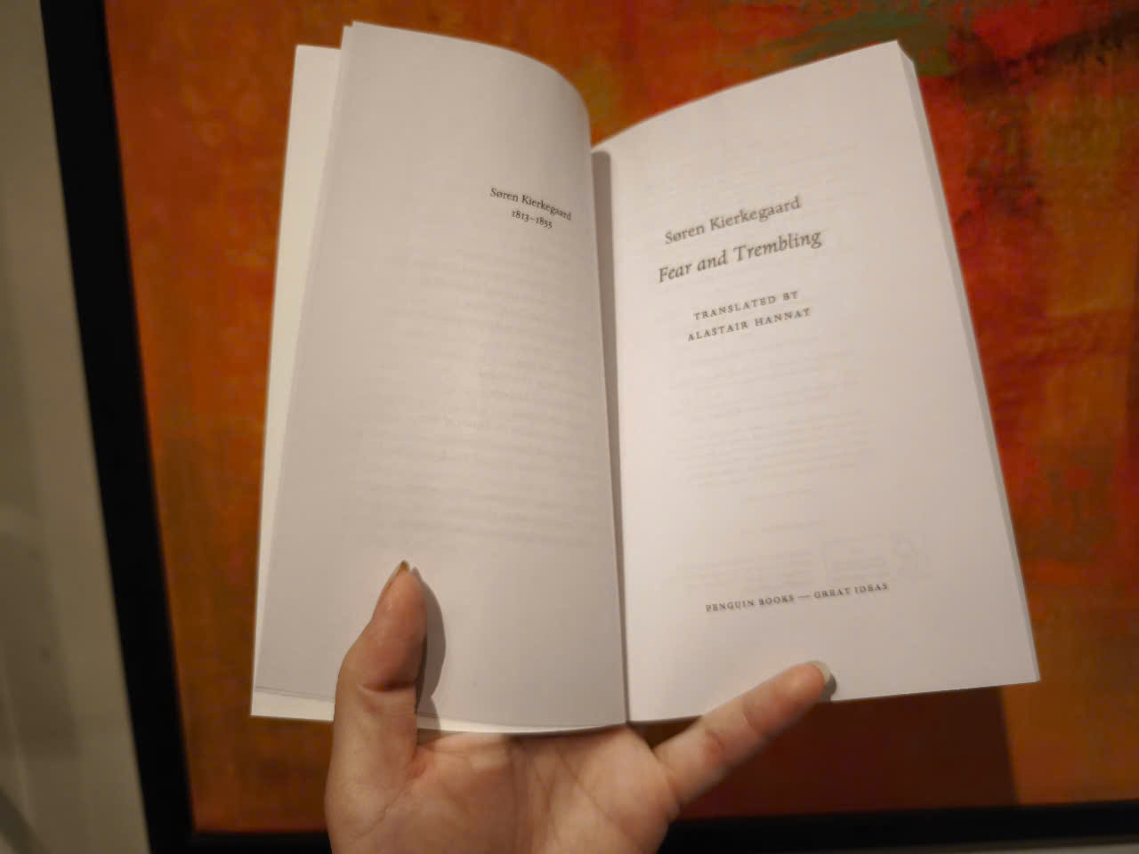 Sách - Fear and Trembling (Penguin Great Ideas) by Søren Kierkegaard - Sách triết học tiếng Anh