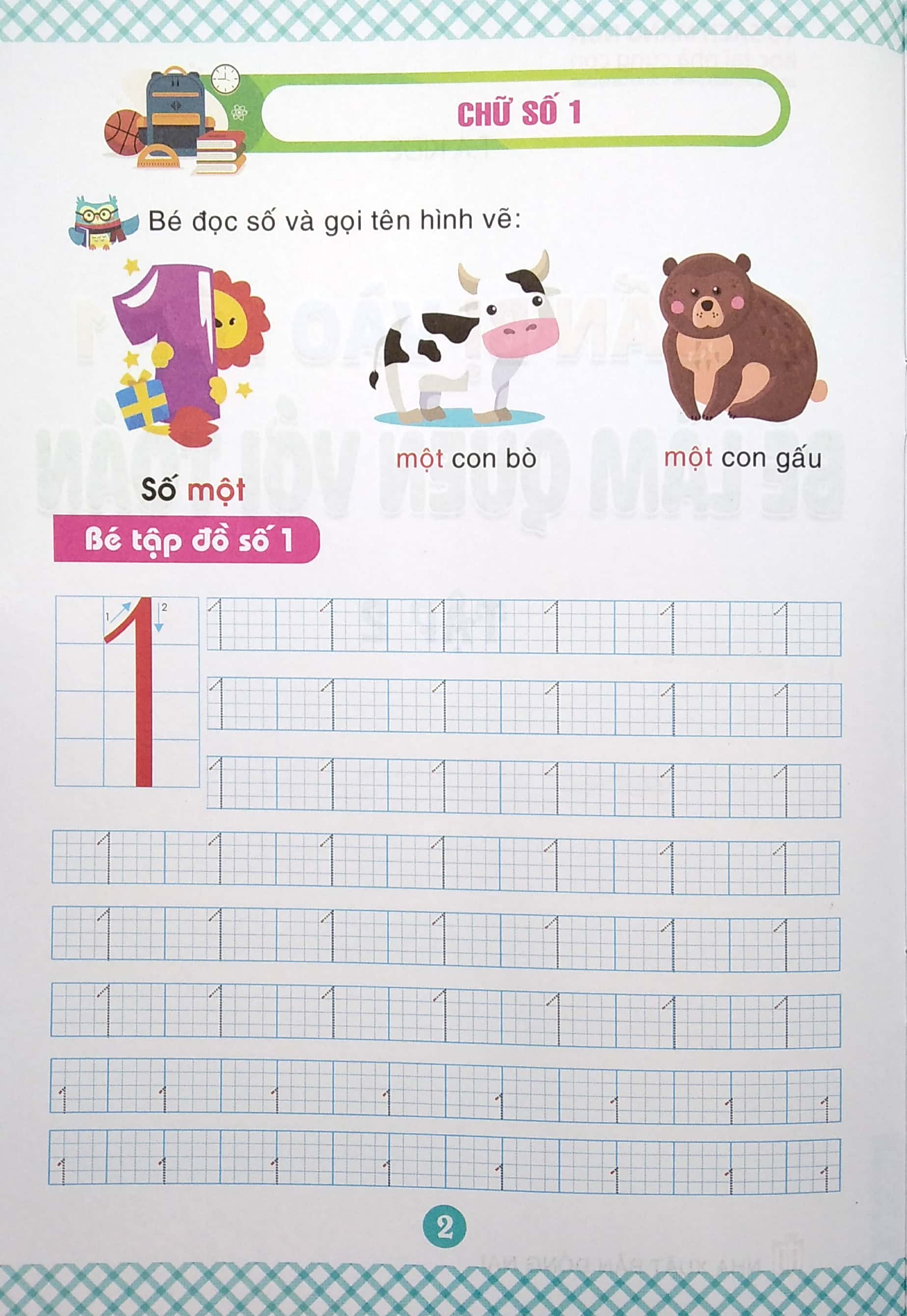 Chuẩn Bị Vào Lớp 1 - Bé Làm Quen Với Toán - Tập 2