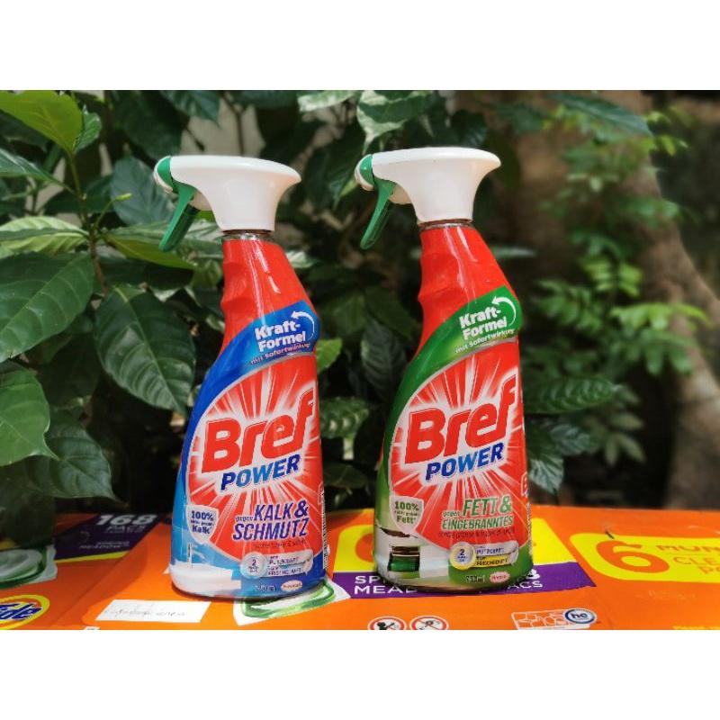 Xịt tẩy rửa vết bẩn dầu mỡ nhà bếp BREF 750ml