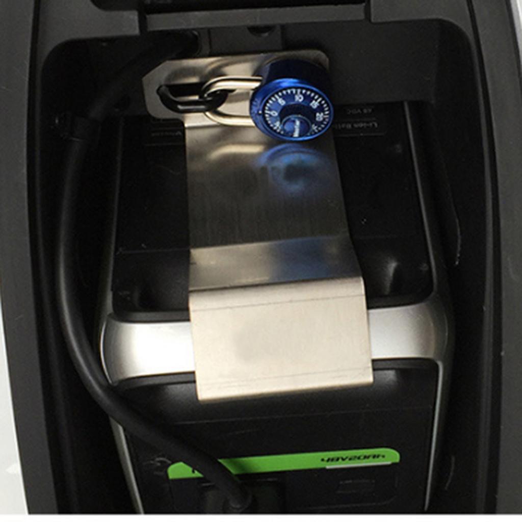 Stainless Steel Hardware Scooter Battery Anti Theft Security Locking Plate