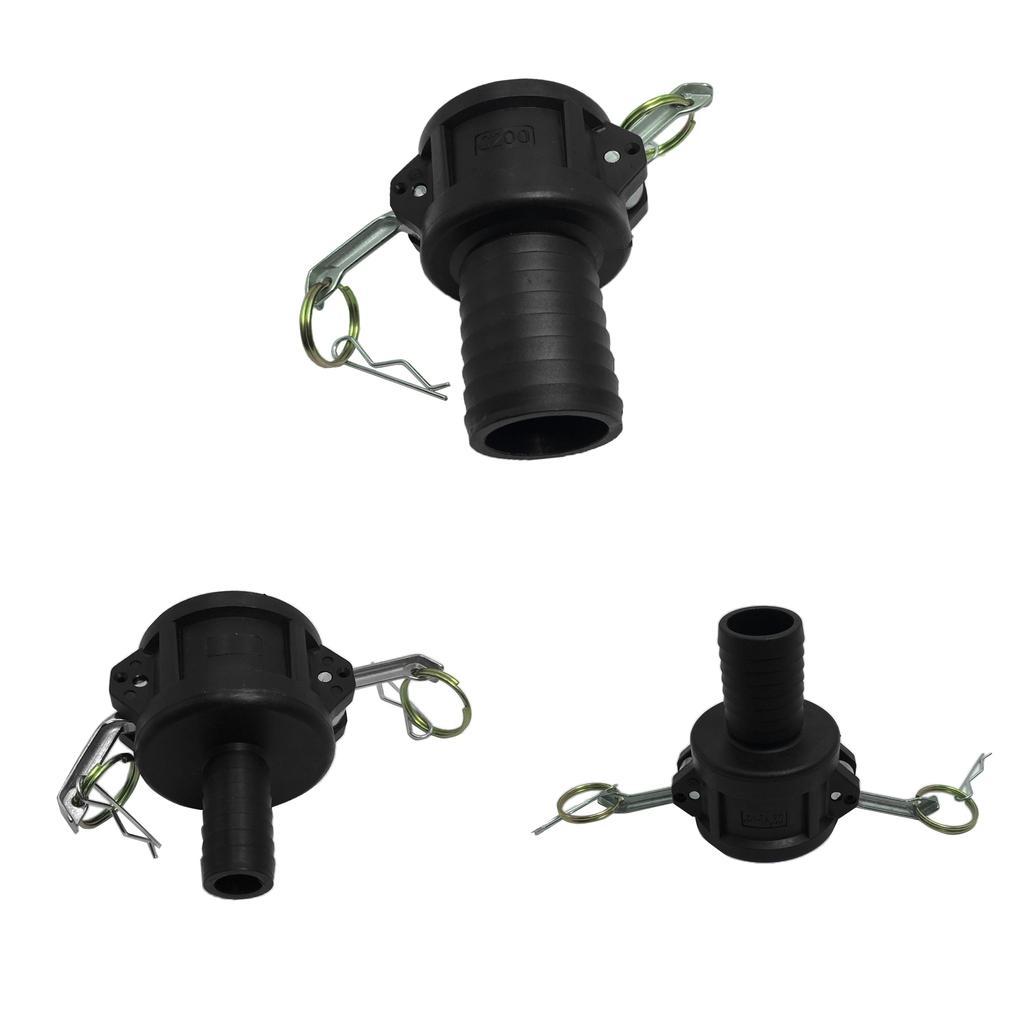 Butterfly Tap Fitting PP Chrome Quick Coupling Female 2 '' 1000L IBC Tank Adapter Water