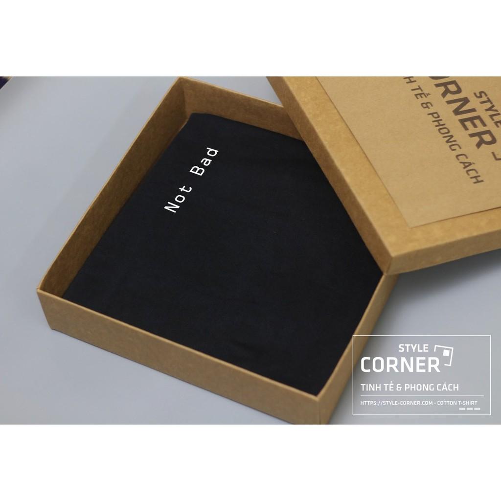 Áo thun Cotton hàng cao cấp Siêu thoáng mát Not bad đen Style Corner