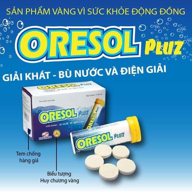 Viên sủi ORESOL Pluz Tuýp 10 viên