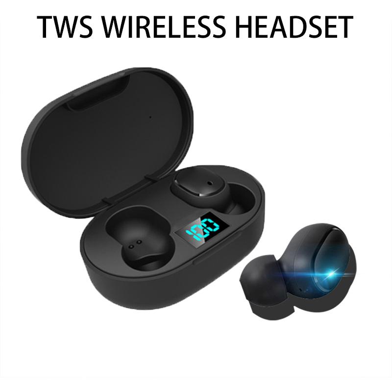 Mini HIFI Stereo-Tai Chống Nước Thể Thao Tai Nghe TWS Không Dây Tai Nghe Cho Xiaomi Redmi Loại Bỏ Tiếng Ồn Tai Nghe
