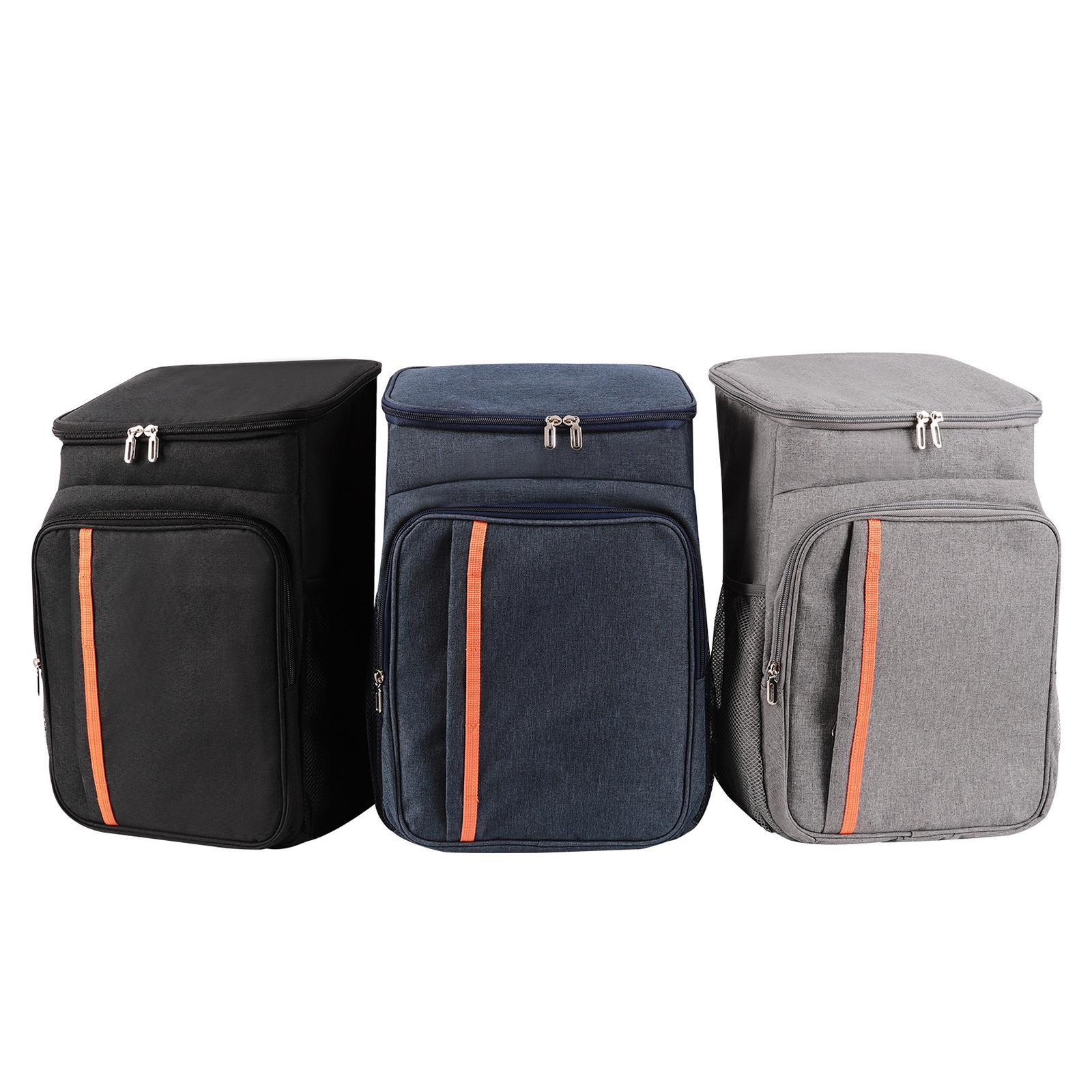 Lunch Backpack Outdoor Picnic Bag Large Capacity Oxford Cloth Lunch Box Insulated for Picnic Fishing Hiking Beach 18L