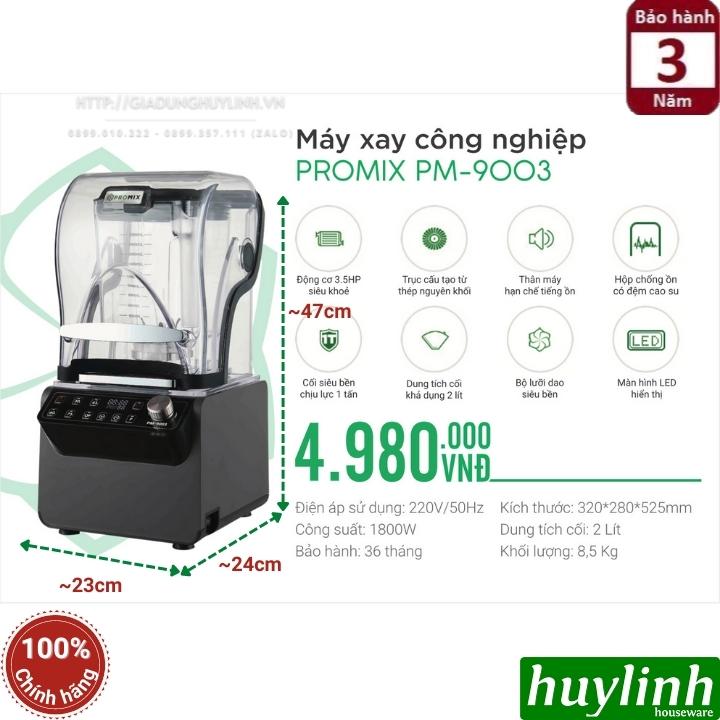 [Hàng Chính Hãng] Máy Xay Sinh Tố Công Nghiệp Đa Năng Promix PM-9003