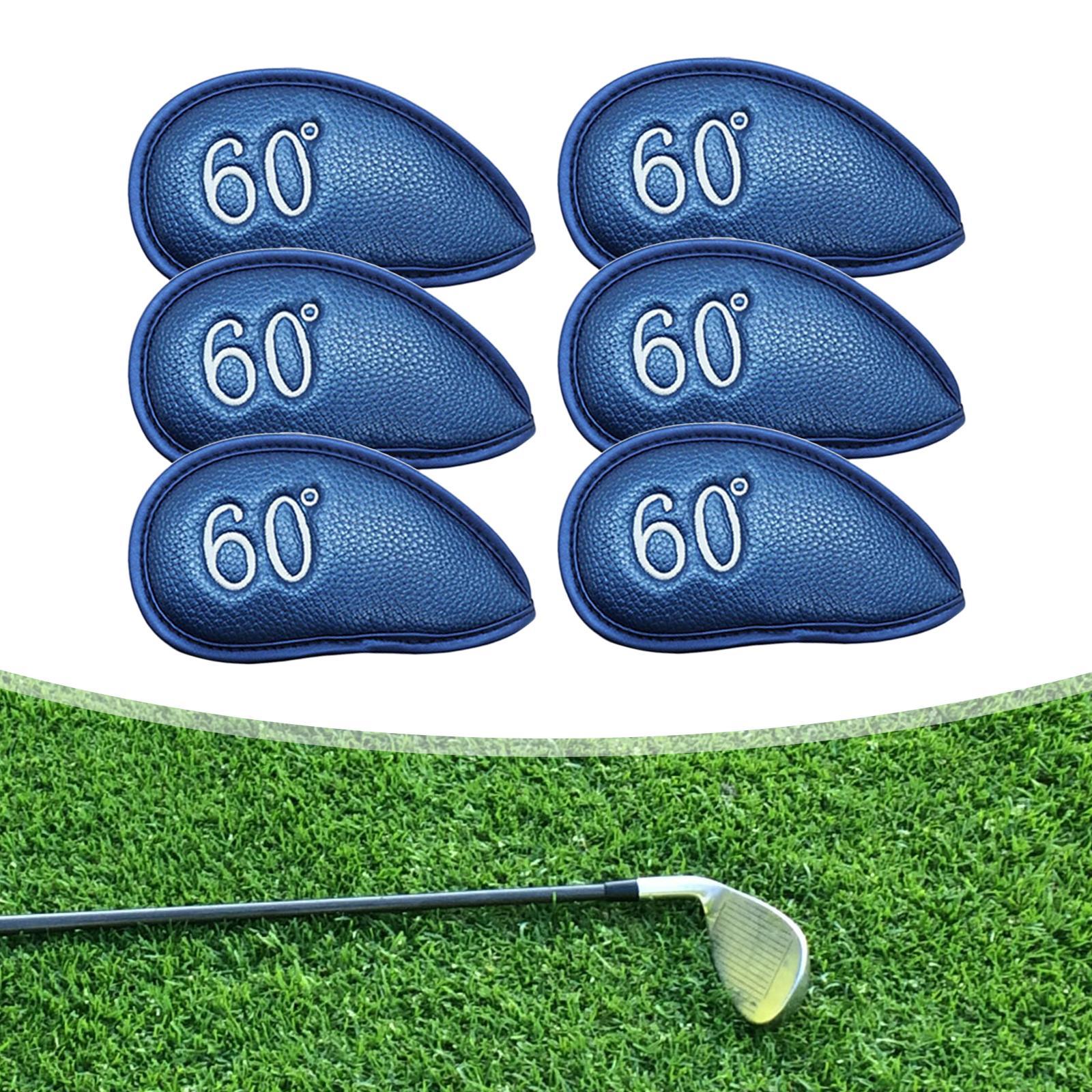 Golf Irons Headcover Club Head Cover Protector Blue