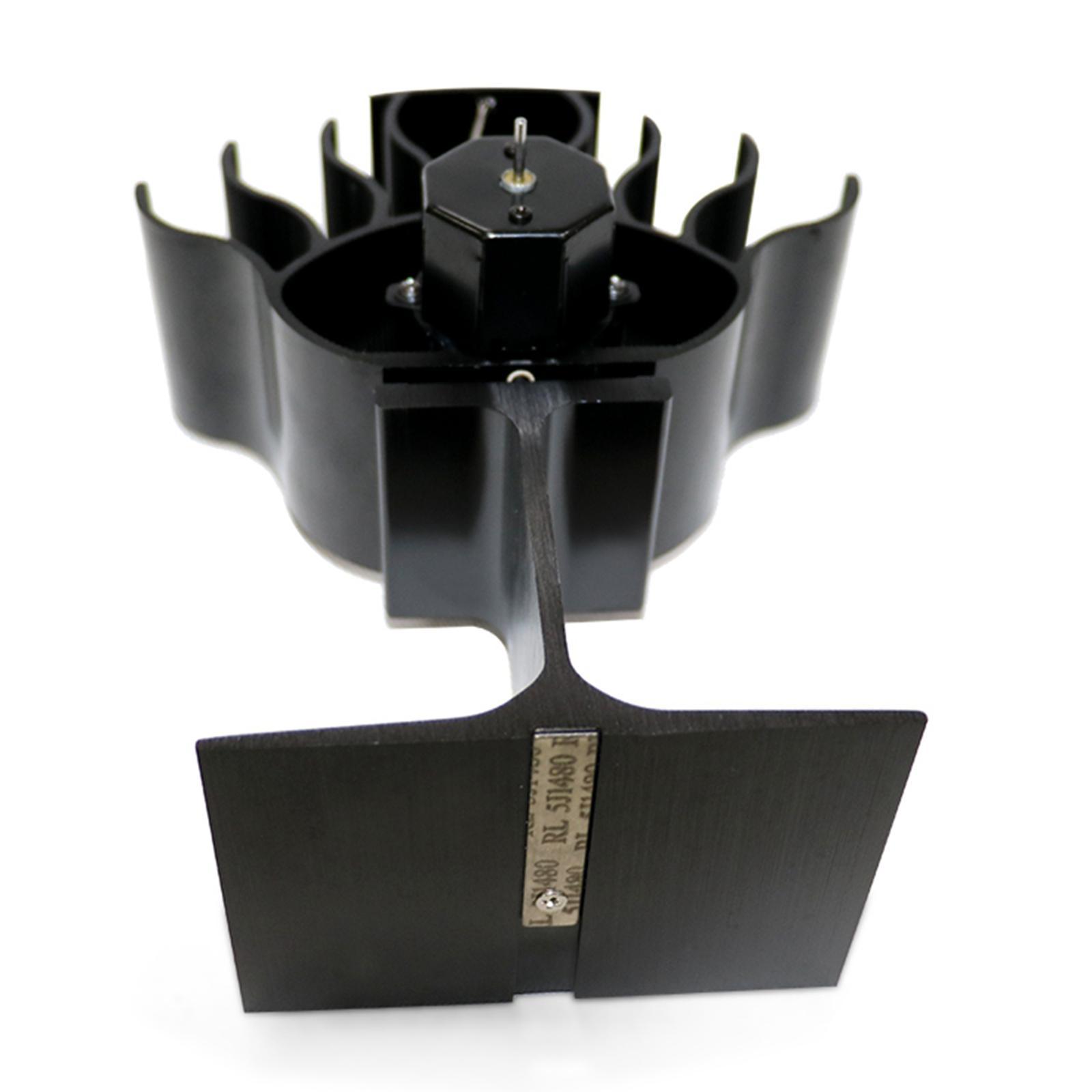 4-Blade Heat Powered Stove Burner Fan Wood/Log Burner/Fireplace Warm