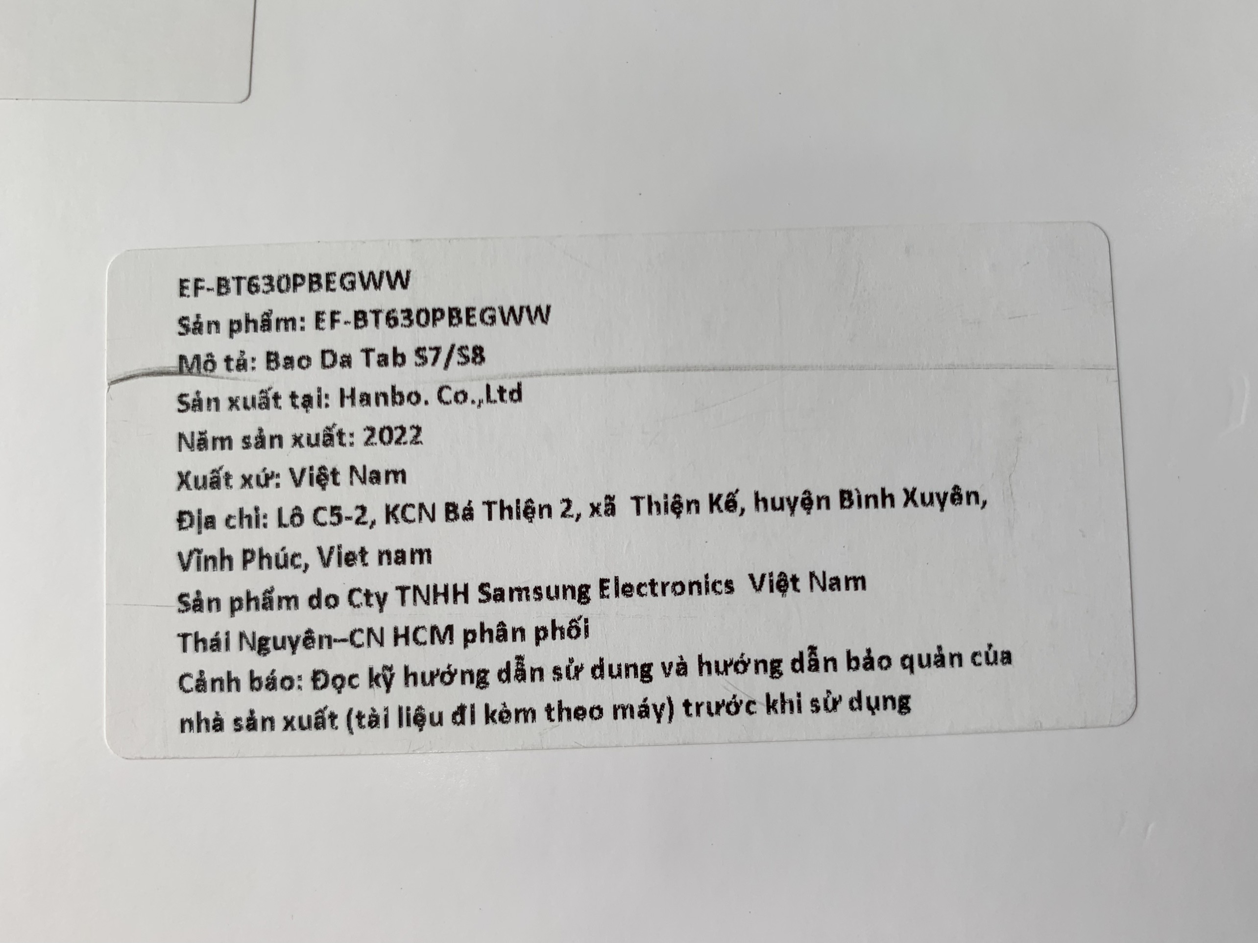 Bao Da Samsung Galaxy Tab S7 / S8 và S7 Wi-Fi Book Cover - Hàng Chính Hãng